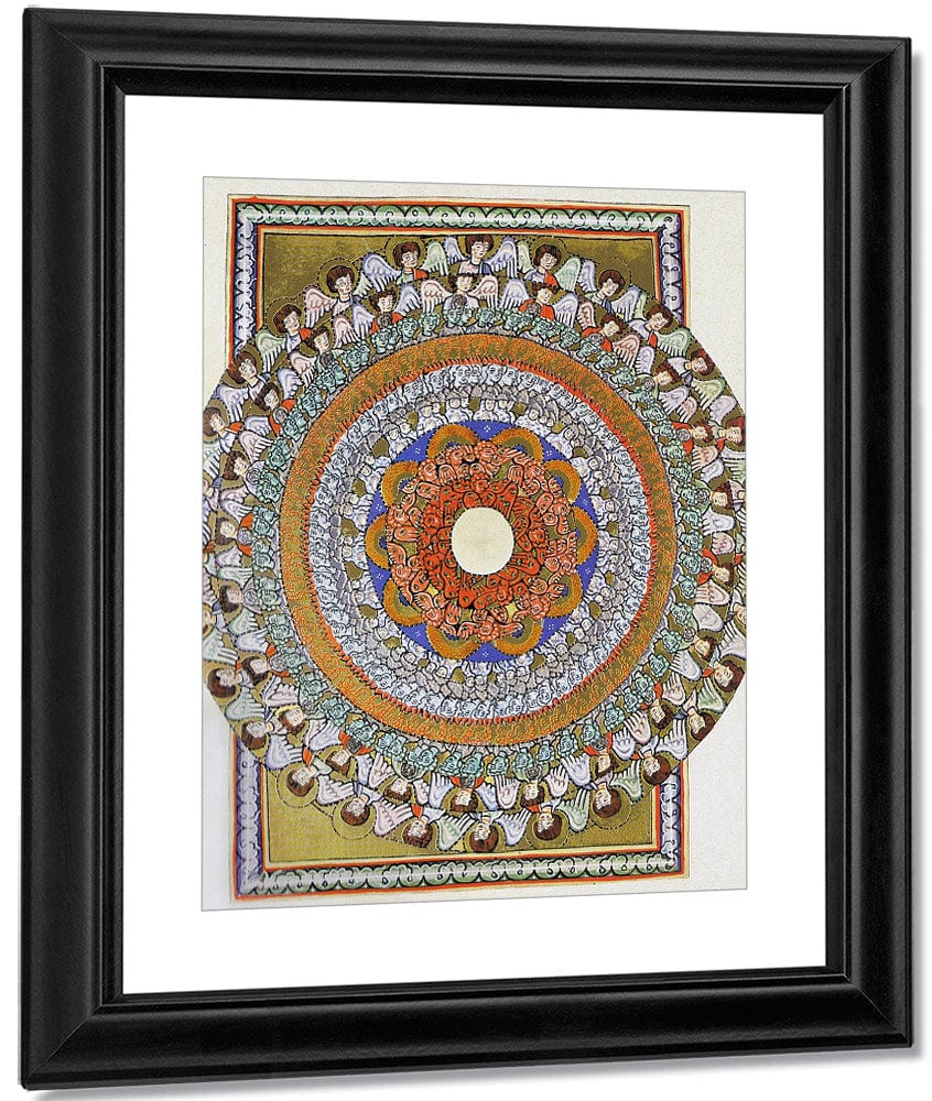 Angels By Hildegard Von Bingen Fine Art Print