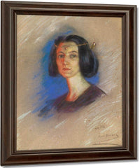 Anita Hunt By Alice Pike Barney Fine Art Print