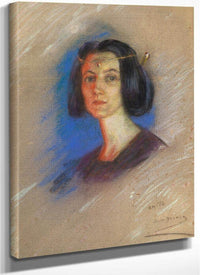 Anita Hunt By Alice Pike Barney Fine Art Print