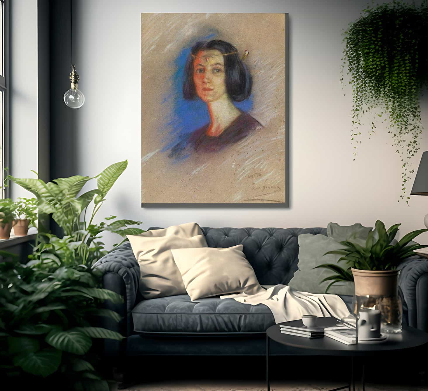 Anita Hunt By Alice Pike Barney Fine Art Print