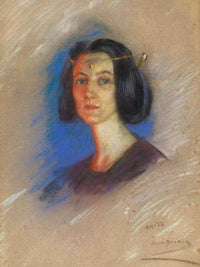 Anita Hunt By Alice Pike Barney Fine Art Print
