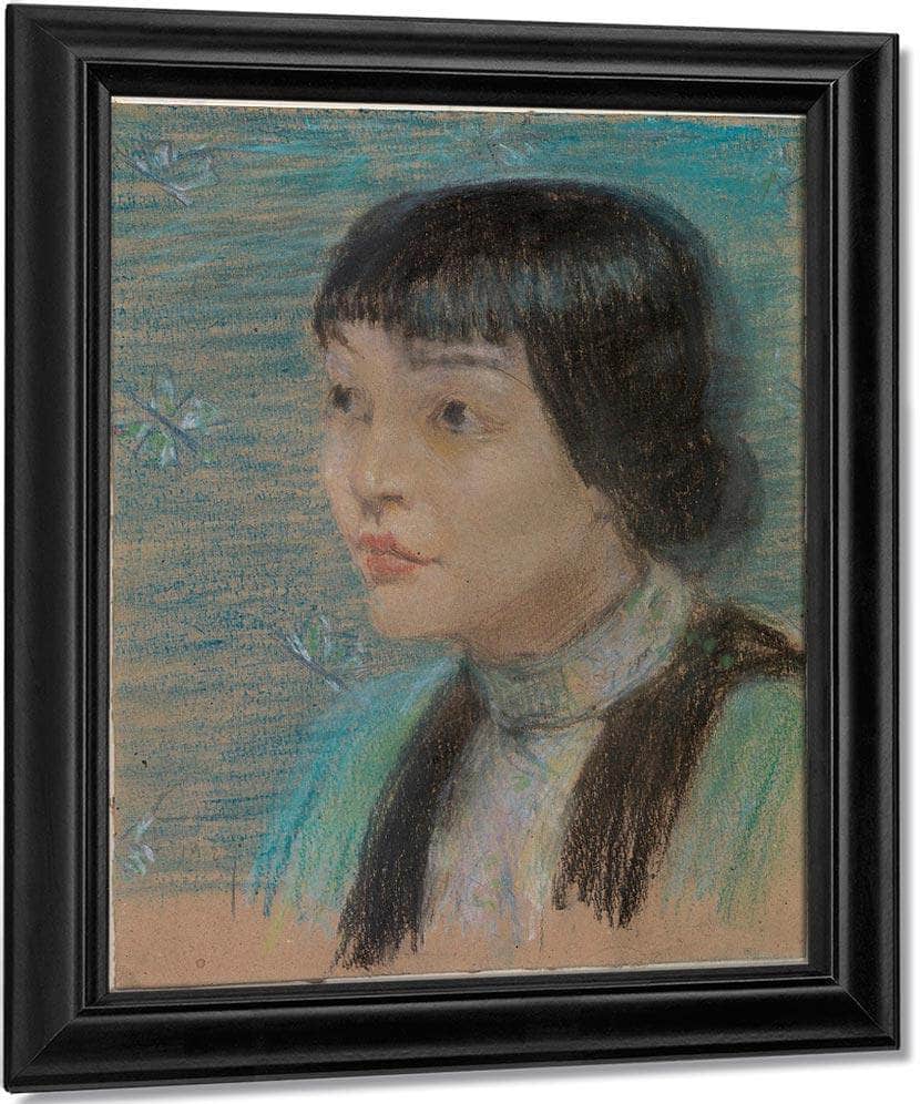 Anna May Wong By Alice Pike Barney Fine Art Print