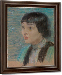 Anna May Wong By Alice Pike Barney Fine Art Print