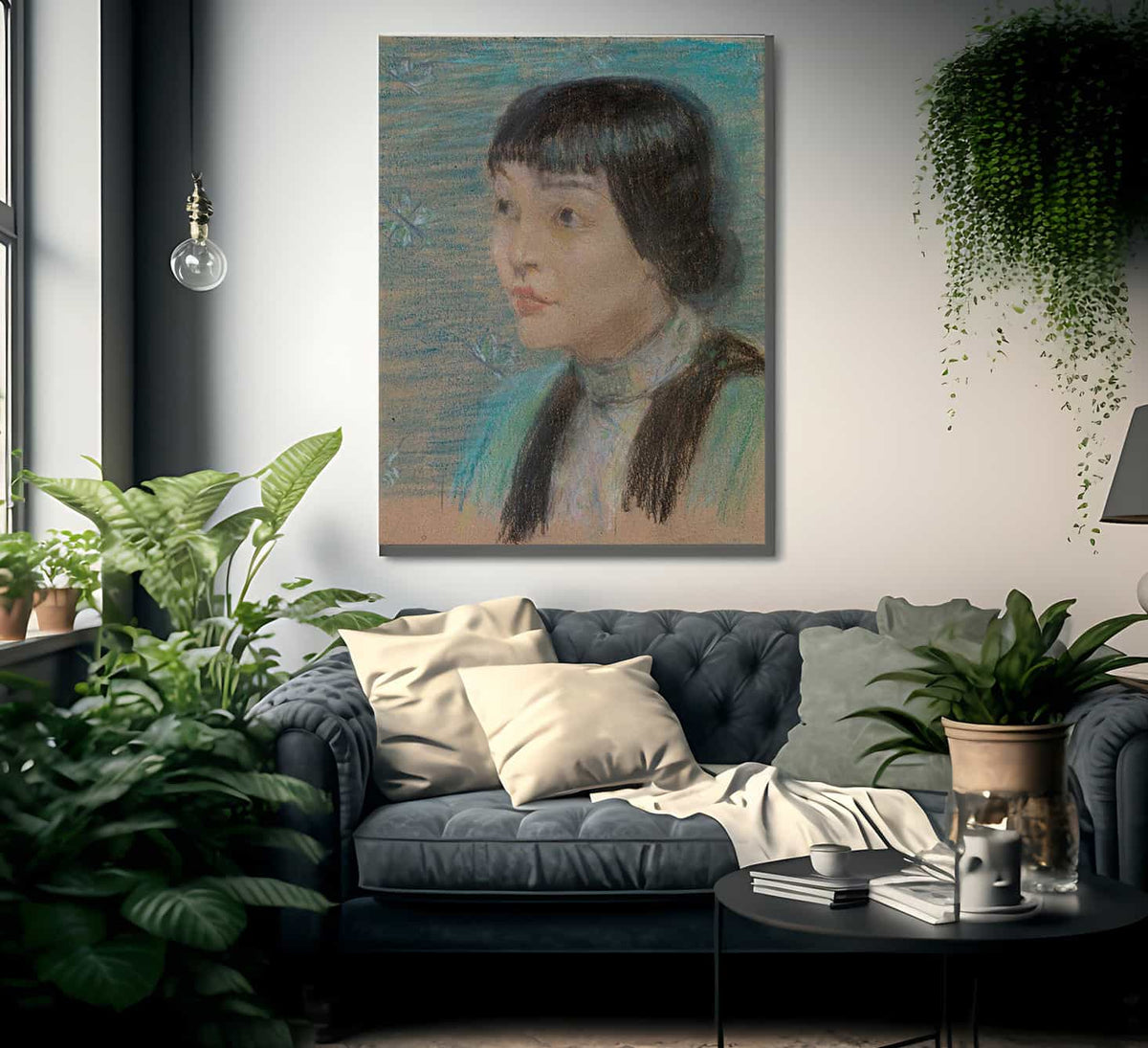 Anna May Wong By Alice Pike Barney Fine Art Print