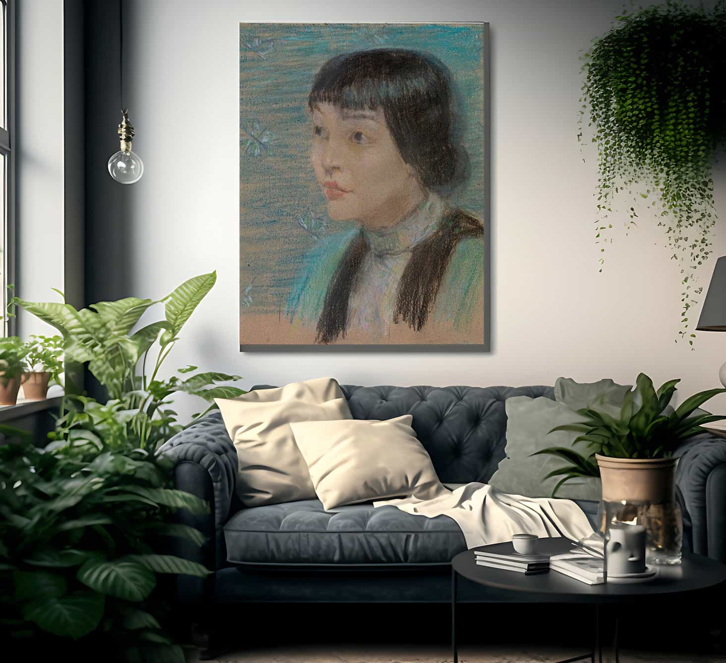 Anna May Wong By Alice Pike Barney Fine Art Print