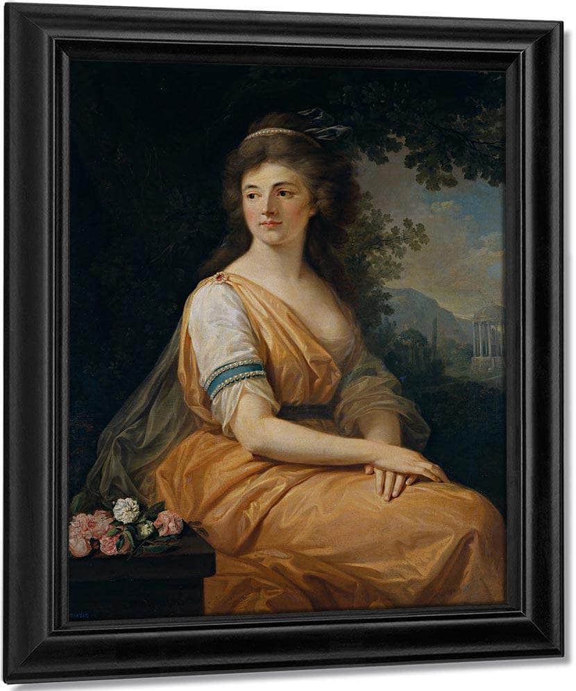 Anna Von Escher Van Muralt 1800 110X86Cm Prado Museum P02473 By Angelica Kauffmann Fine Art Print