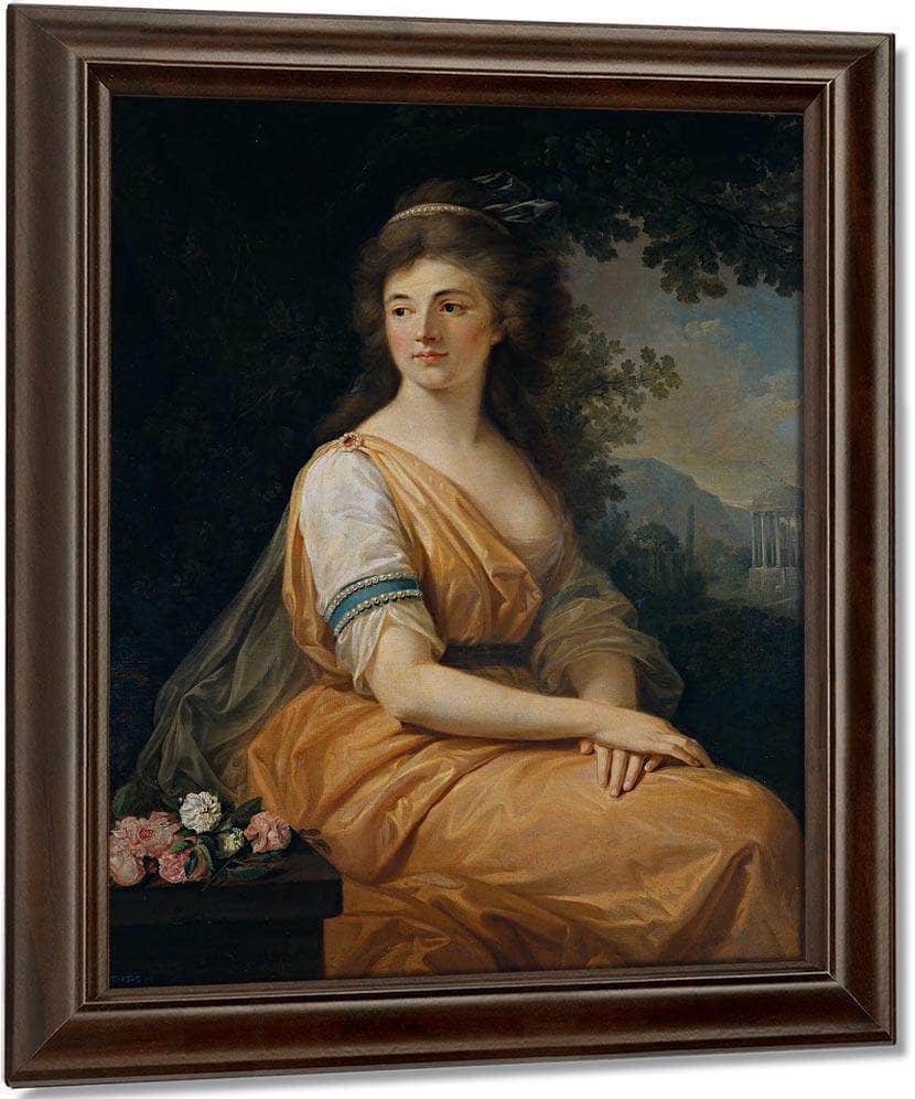Anna Von Escher Van Muralt 1800 110X86Cm Prado Museum P02473 By Angelica Kauffmann Fine Art Print