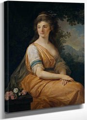 Anna Von Escher Van Muralt 1800 110X86Cm Prado Museum P02473 By Angelica Kauffmann Fine Art Print