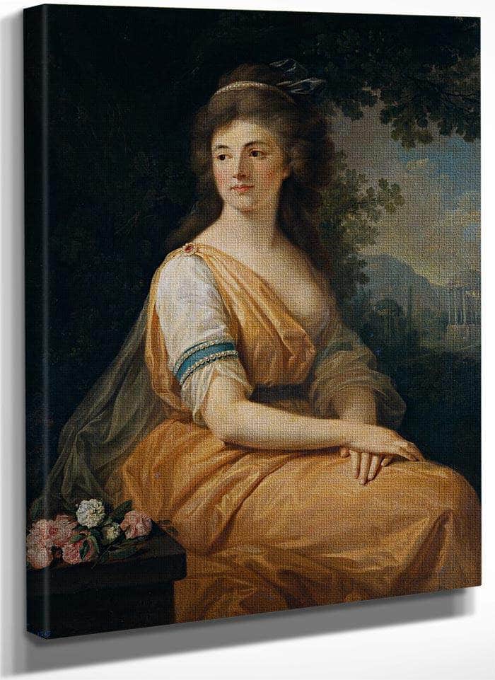 Anna Von Escher Van Muralt 1800 110X86Cm Prado Museum P02473 By Angelica Kauffmann Fine Art Print