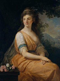 Anna Von Escher Van Muralt 1800 110X86Cm Prado Museum P02473 By Angelica Kauffmann Fine Art Print