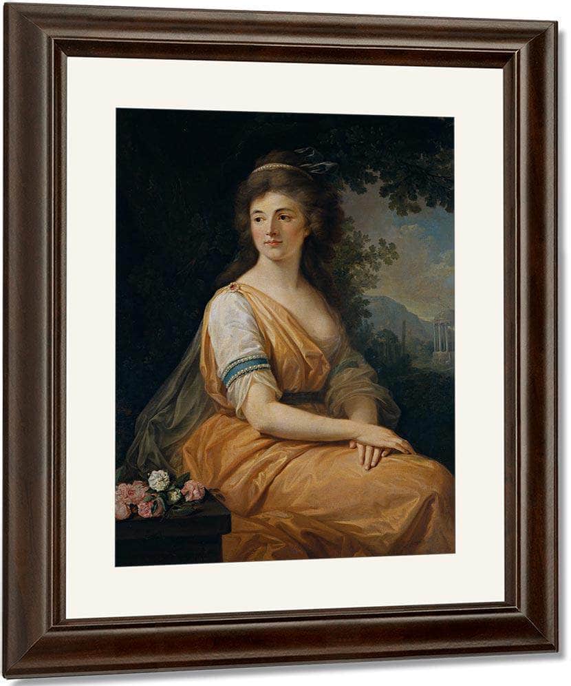 Anna Von Escher Van Muralt 1800 110X86Cm Prado Museum P02473 By Angelica Kauffmann Fine Art Print