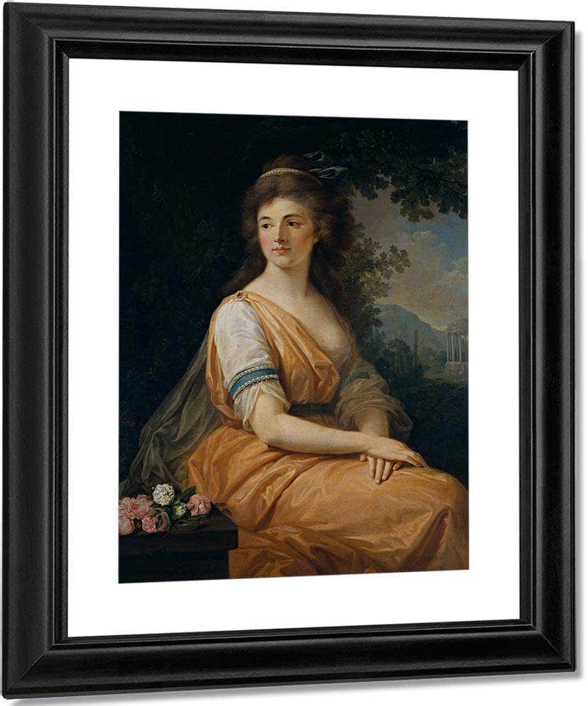 Anna Von Escher Van Muralt 1800 110X86Cm Prado Museum P02473 By Angelica Kauffmann Fine Art Print