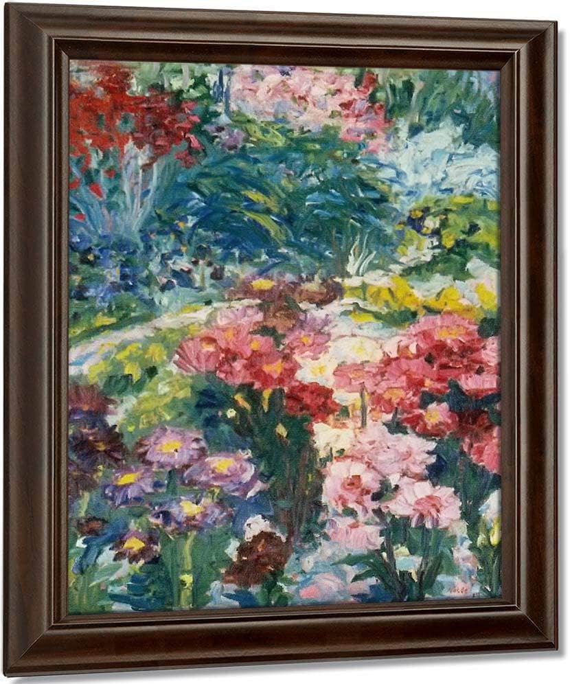 Anna Wied S Garden By Emil Nolde Fine Art Print