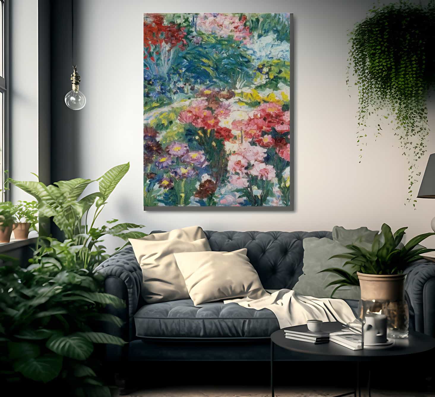 Anna Wied S Garden By Emil Nolde Fine Art Print