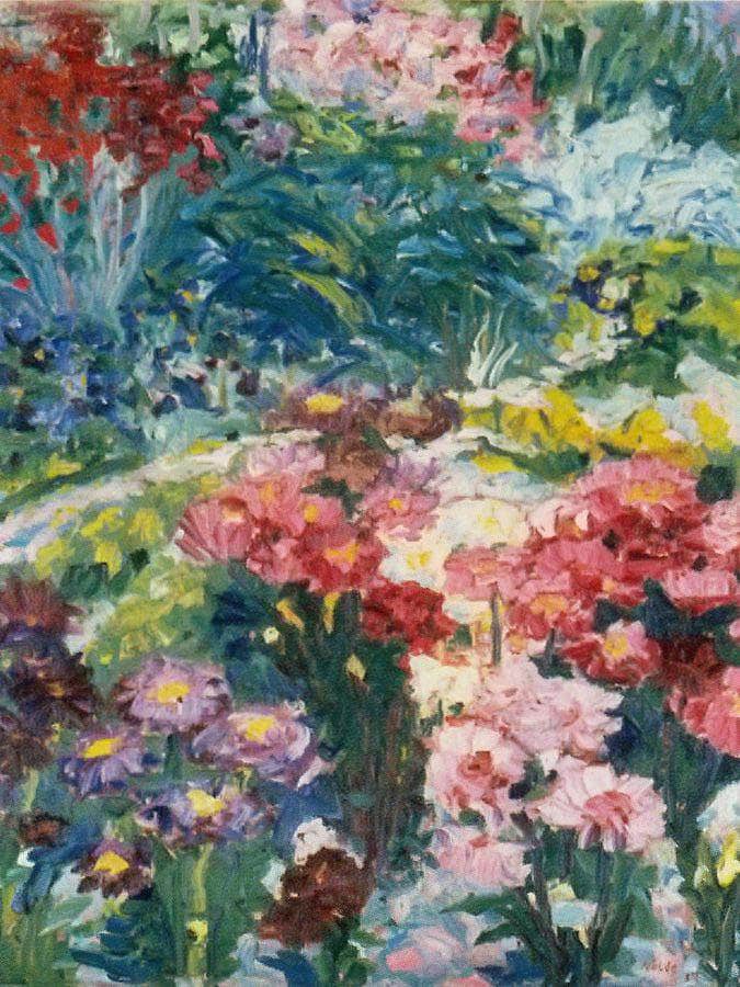 Anna Wied S Garden By Emil Nolde Fine Art Print