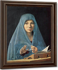 Annunciation By Antonello Da Messina Fine Art Print