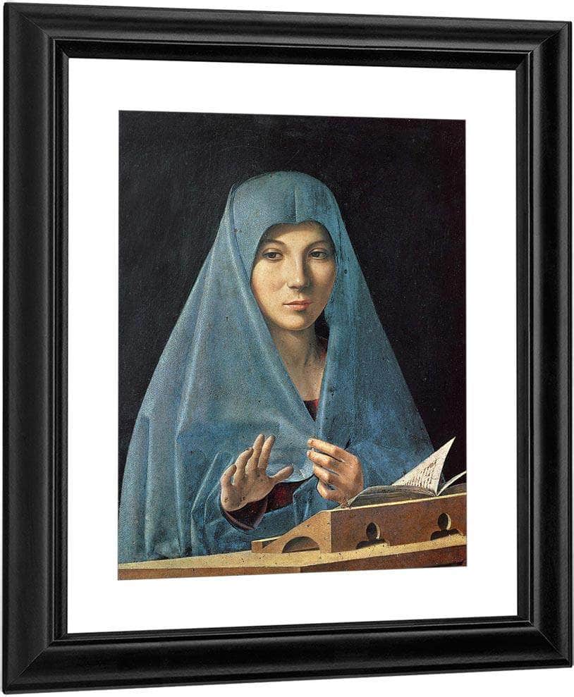 Annunciation By Antonello Da Messina Fine Art Print