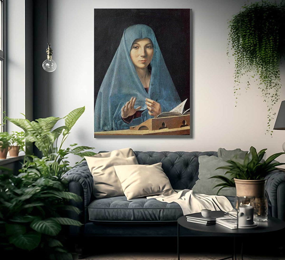 Annunciation By Antonello Da Messina Fine Art Print
