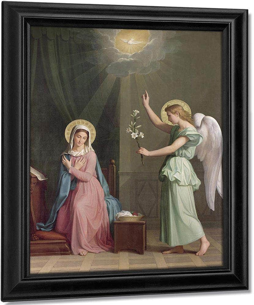 Annunciation By Auguste Pichon Fine Art Print