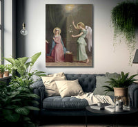 Annunciation By Auguste Pichon Fine Art Print