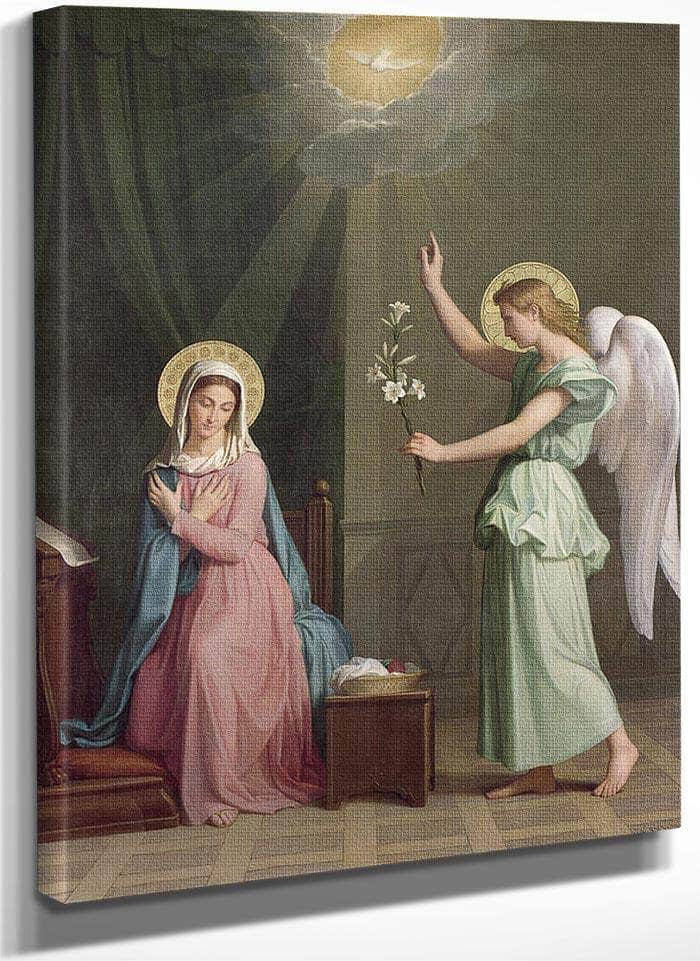 Annunciation By Auguste Pichon Fine Art Print