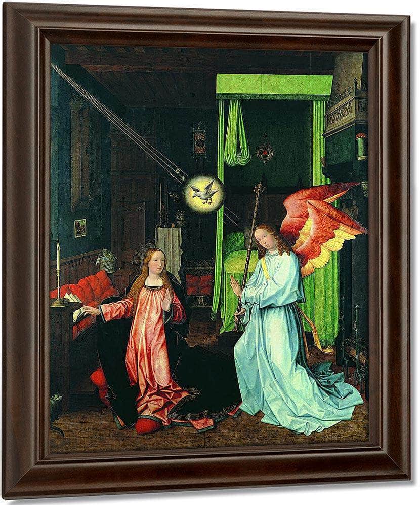 Annunciation By Jan Provoost Fine Art Print