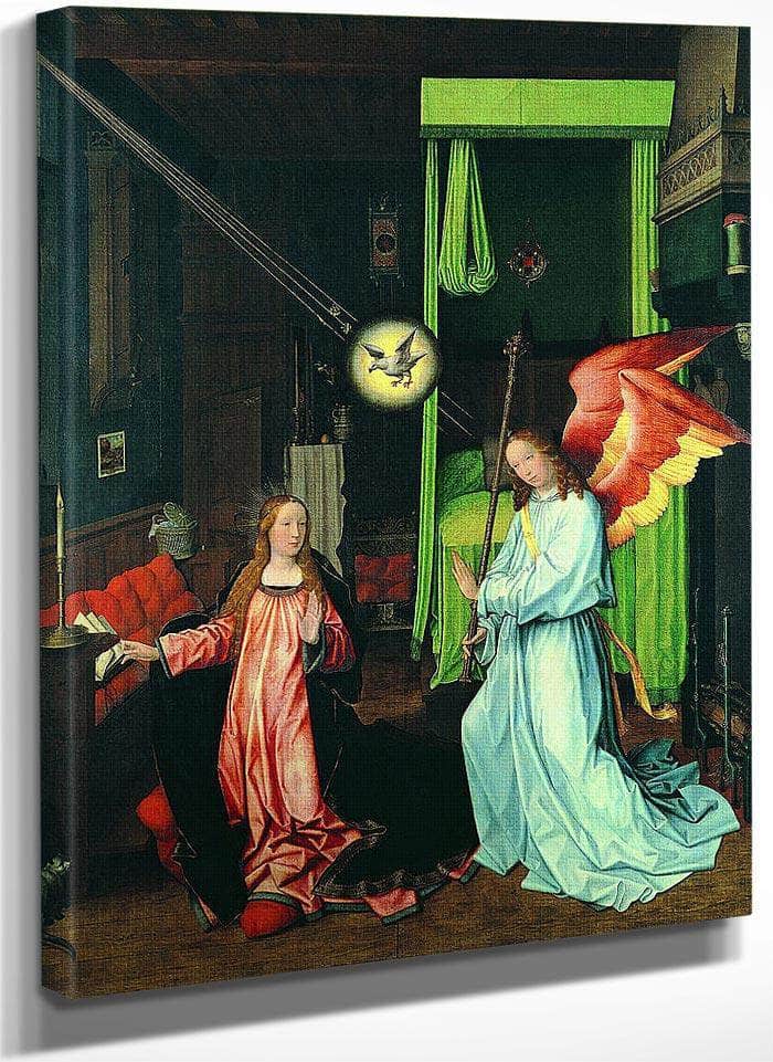 Annunciation By Jan Provoost Fine Art Print