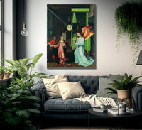 Annunciation By Jan Provoost Fine Art Print