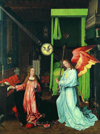 Annunciation By Jan Provoost Fine Art Print