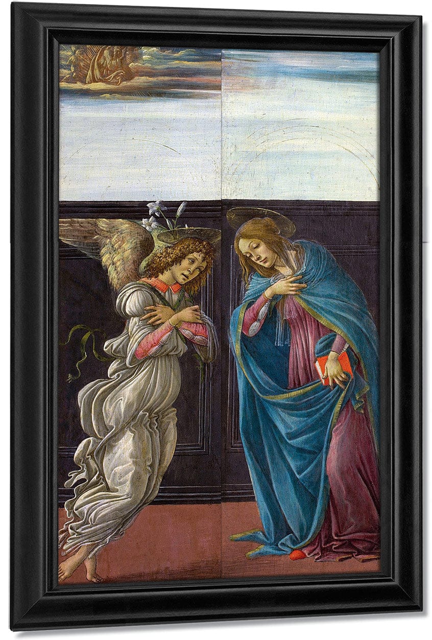 Annunciation By Sandro Botticelli Fine Art Print