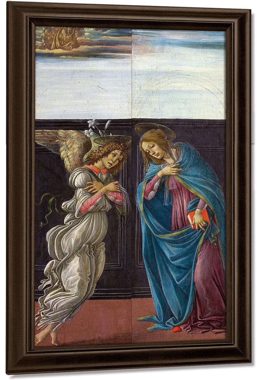 Annunciation By Sandro Botticelli Fine Art Print