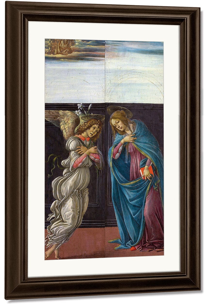 Annunciation By Sandro Botticelli Fine Art Print
