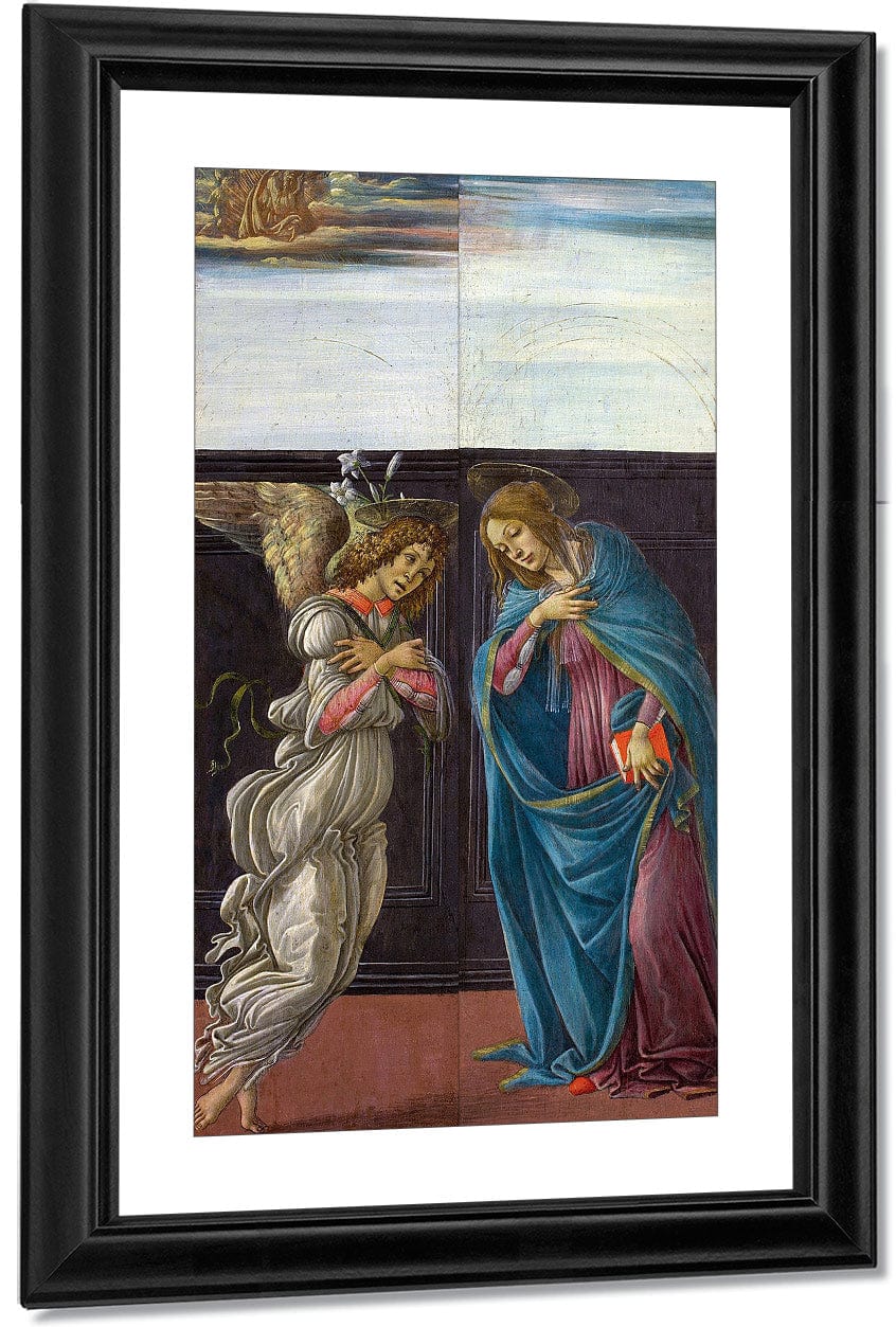 Annunciation By Sandro Botticelli Fine Art Print