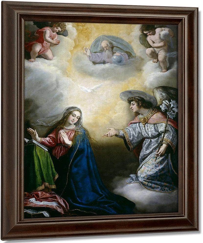 Annunciation  By Vincenzo Carducci Fine Art Print