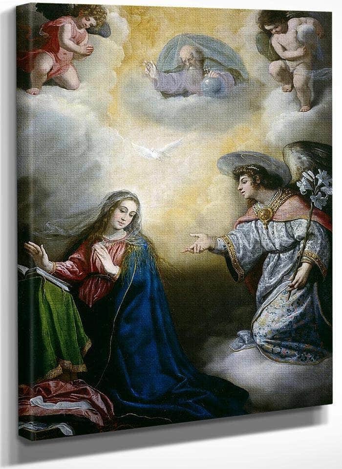Annunciation  By Vincenzo Carducci Fine Art Print