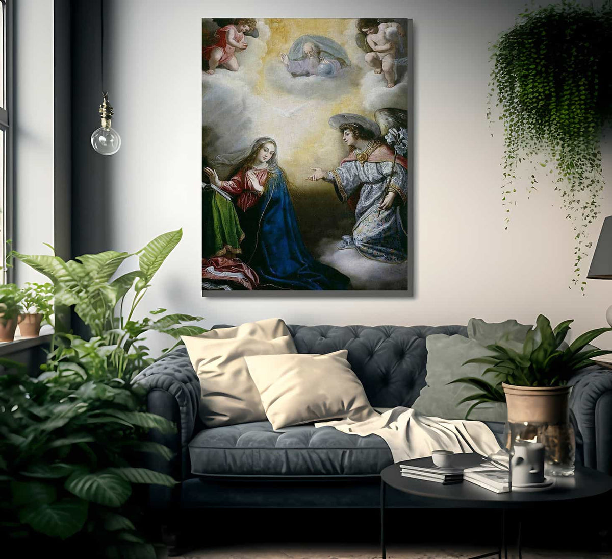 Annunciation  By Vincenzo Carducci Fine Art Print
