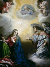 Annunciation  By Vincenzo Carducci Fine Art Print