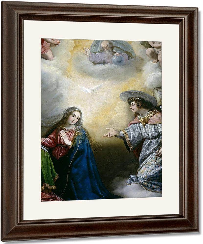 Annunciation  By Vincenzo Carducci Fine Art Print