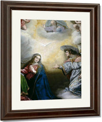 Annunciation  By Vincenzo Carducci Fine Art Print