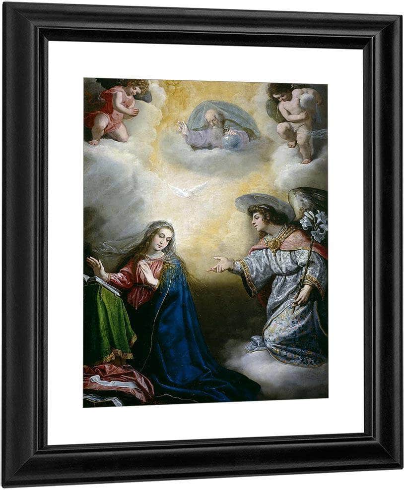 Annunciation  By Vincenzo Carducci Fine Art Print
