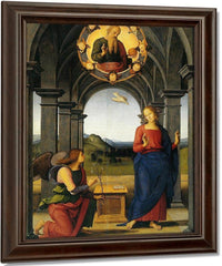 Annunciation Of Fano By Pietro Perugino Fine Art Print