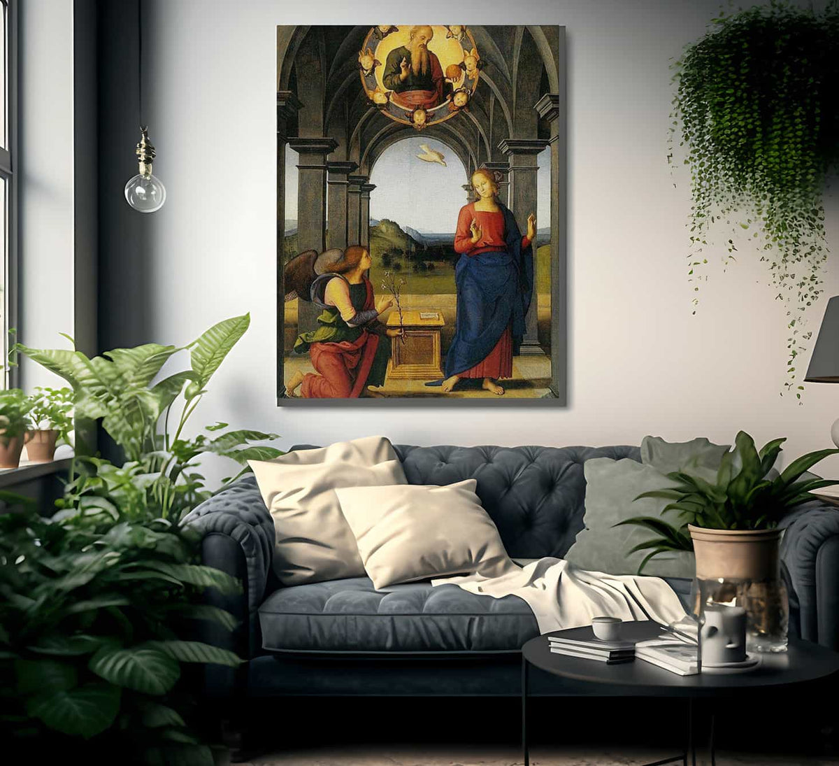 Annunciation Of Fano By Pietro Perugino Fine Art Print