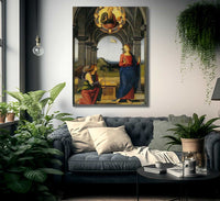 Annunciation Of Fano By Pietro Perugino Fine Art Print