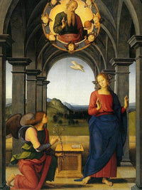 Annunciation Of Fano By Pietro Perugino Fine Art Print
