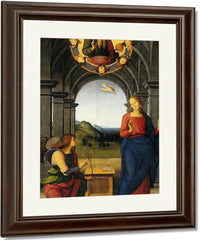 Annunciation Of Fano By Pietro Perugino Fine Art Print