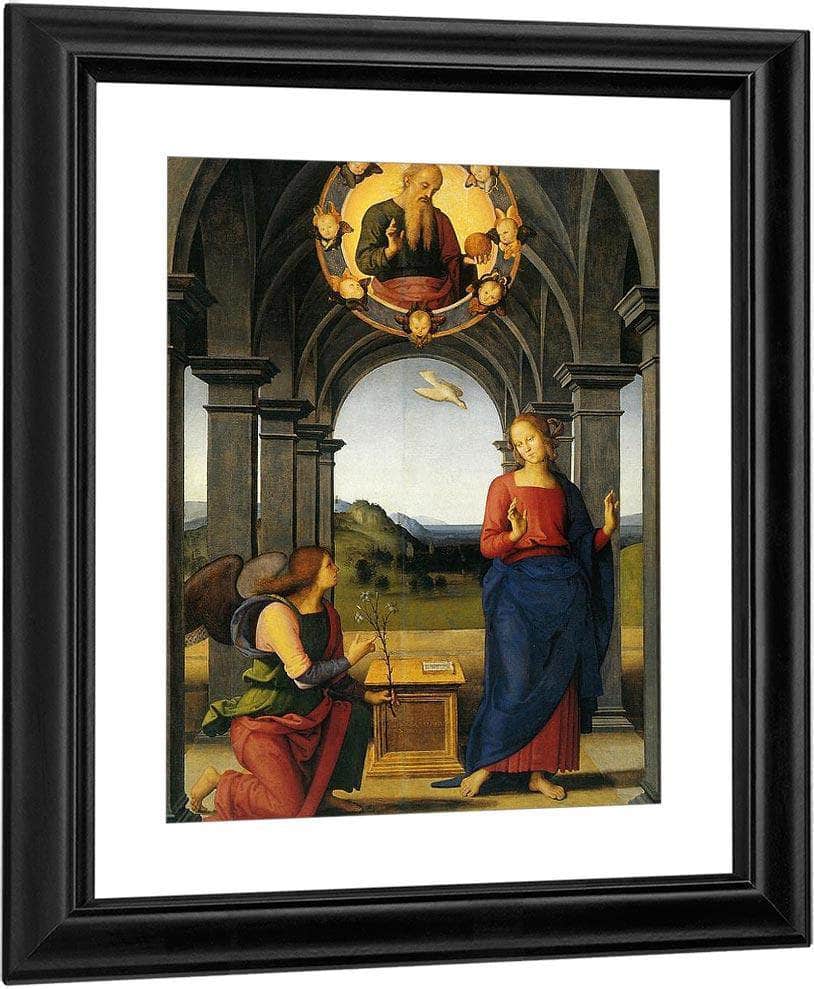 Annunciation Of Fano By Pietro Perugino Fine Art Print