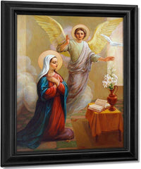 Annunciation To The Blessed Virgin Mary By Svitozar Nenyuk Fine Art Print