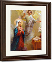 Annunciation To The Blessed Virgin Mary By Svitozar Nenyuk Fine Art Print