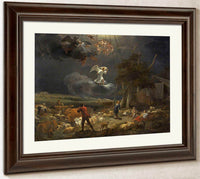 Annunciation To The Shepards By Nicolaes Pietersz Berchem Fine Art Print