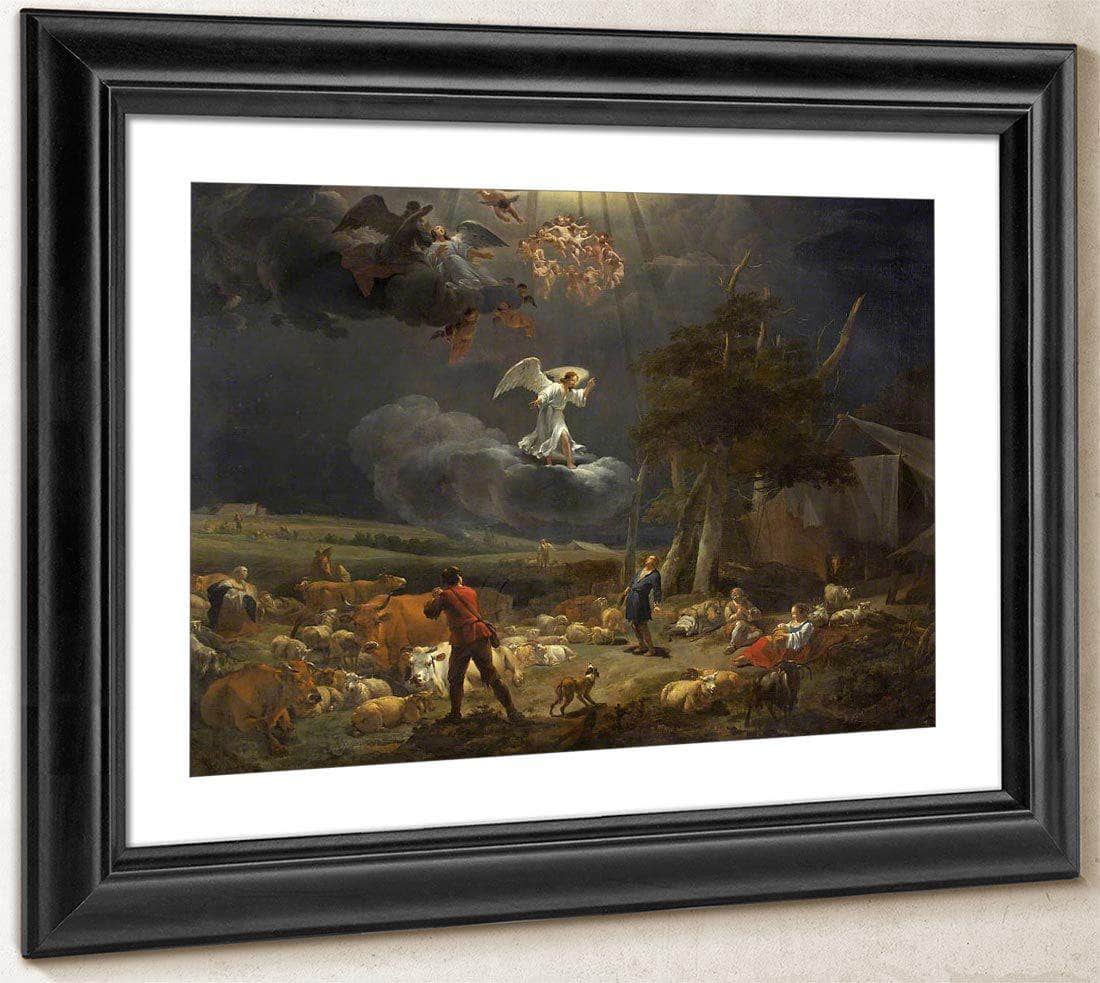 Annunciation To The Shepards By Nicolaes Pietersz Berchem Fine Art Print